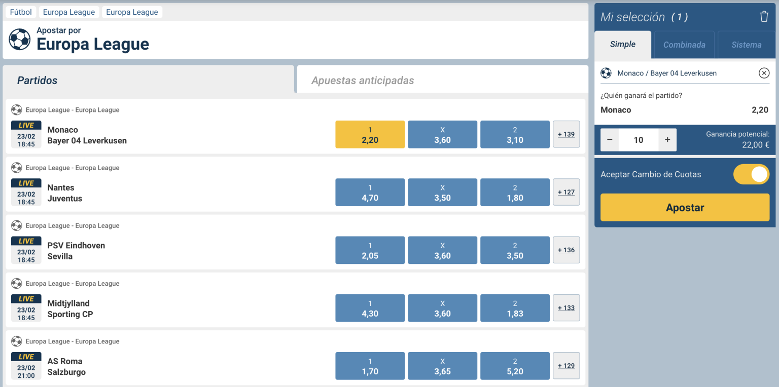 1XBET APUESTAS