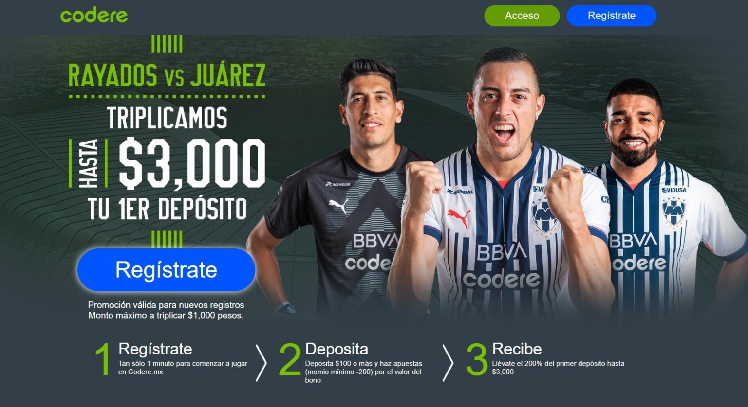 Bonos Codere México 2023